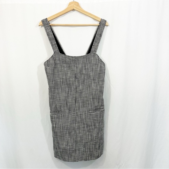 Abercrombie and Fitch Houndstooth Plaid Jumper Dress - Picture 2 of 9